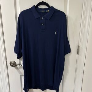 Polo by Ralph Lauren Blue Piqué Polo Shirt